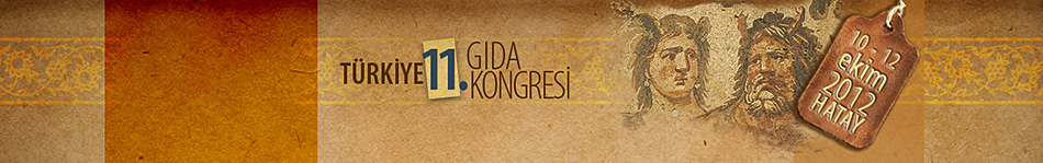 Türkiye 11. Gıda Kongresi, 10-12 Ekim, Hatay