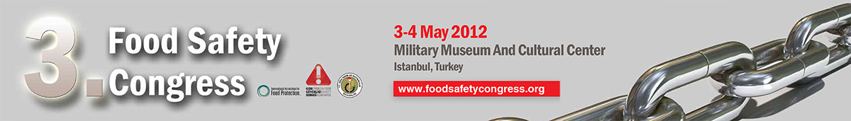 3. Food Safety Conference, May 3-4th, İstanbul, Turkey